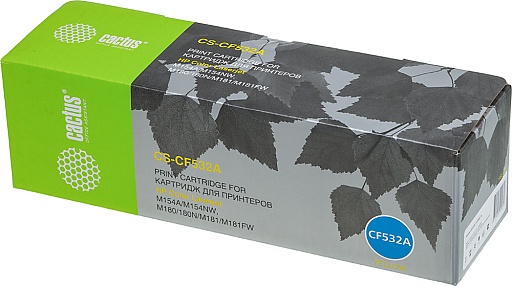 лазерный Cactus 532A желтый (900стр.) для HP LJ M180n/M181fw