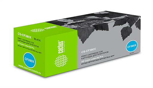 лазерный Cactus 380X черный (4400стр.) для HP LJ Pro M476dn/M476nw/M476dw