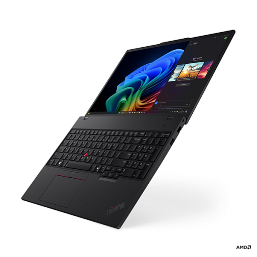 Ноутбук ThinkPad T16 AMD G4 16" WUXGA (1920x1200)IPS 400nits, Ryzen AI 7 PRO 350, 16GB DDR5 -5600, 512GB SSD M2, Radeon 860M, WiFi7,BT, TPM2.0,  86Wh , Win 11 Pro ENG, 1,9 kg, 1y,