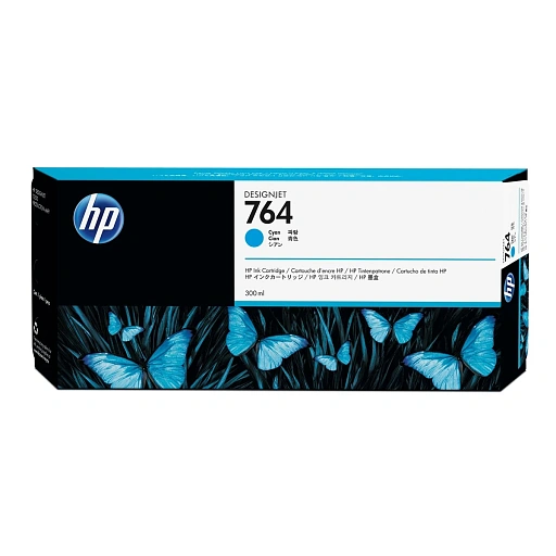 HP 764 300-ml Cyan Ink Cartridge