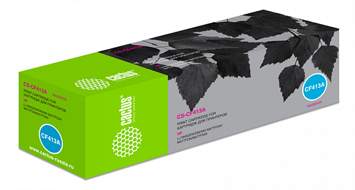 лазерный Cactus 413A пурпурный (2300стр.) для HP LJ M452DW/DN/NW/M477FDW/M477FDN/M477FNW