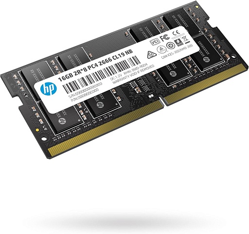 Модуль памяти HP 16GB SO-DIMM DDR4, 2666 МГц, 1Rx8