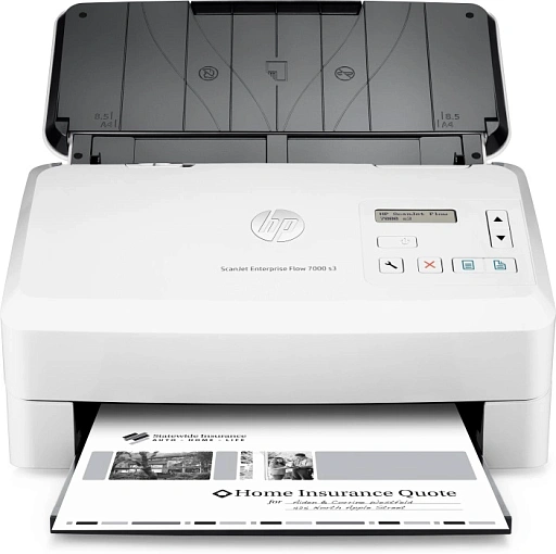 HP Scanjet Enterprise 7000 s3 (CIS, A4, 600dpi, USB 2.0 and USB 3.0,  ADF 80 sheets, Duplex, 75 ppm/150 ipm, replace L2730B) (незначительное повреждение коробки)
