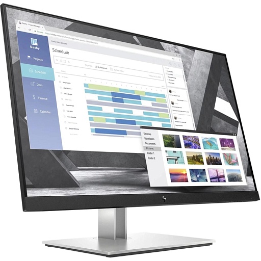 Монитор HP 27" E27q G4 черный IPS 5ms 16:9 HDMI HAS Piv 250cd 178гр/178гр 2560x1440 VGA DP Quad 2K (1440p) USB 7кг