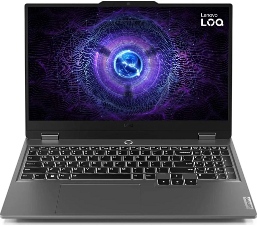 Lenovo LOQ 15IAX9 15.6" FHD IPS, Intel Core i5-12450HX, 16Gb, 512Gb SSD, NVidia RTX3050 6Gb, no OS, серый 