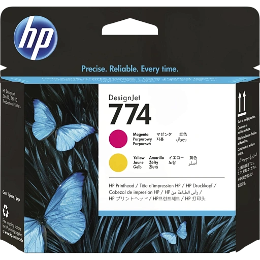 HP 774 P2V99A Magenta/Yellow Printhead