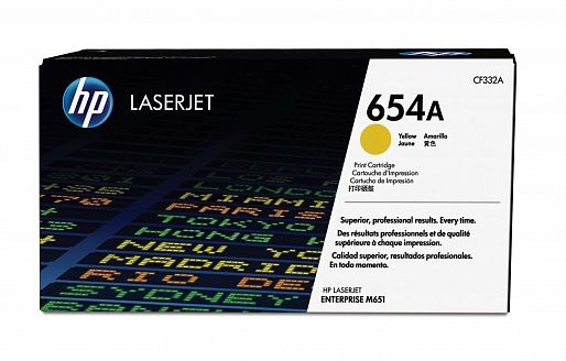 HP 654A yellow (CF332A)
