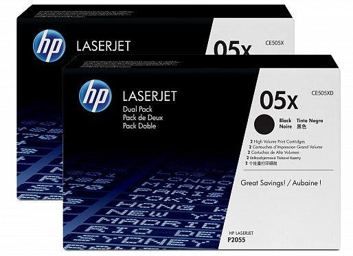 HP 2-pack 05X black (CE505XD)