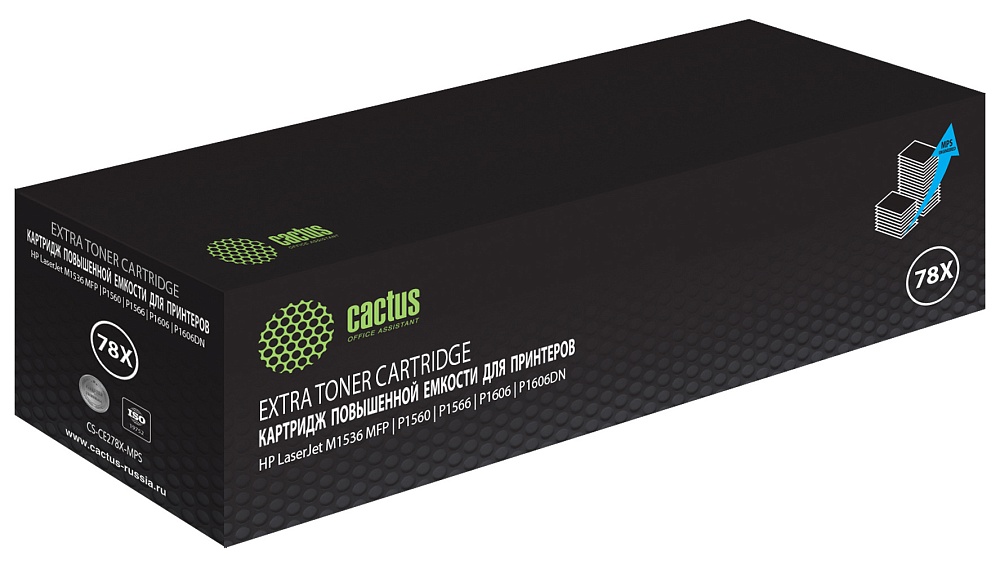 лазерный Cactus 278X черный (3000стр.) для HP LJ P1566/P1606w лазерный Cactus 278X черный (3000стр.) для HP LJ P1566/P1606w