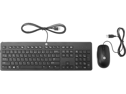 HP Тонкая USB-клавиатура и мышь