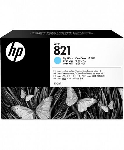 HP 821A 400ml Lt Cyan Latex Ink Cartridge