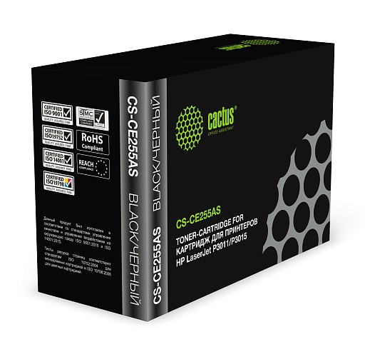 лазерный Cactus 255A черный (6000стр.) для HP LJ P3011/P3015