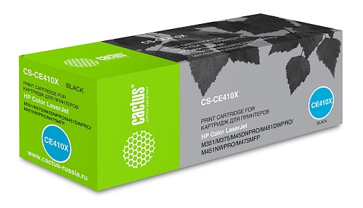 лазерный Cactus 410X черный (4000стр.) для HP CLJ Pro 300/M351/M451/M375/M475