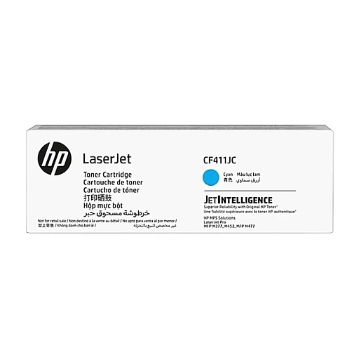 HP 411JC Cyan Contract Original LaserJet Toner Cartridge