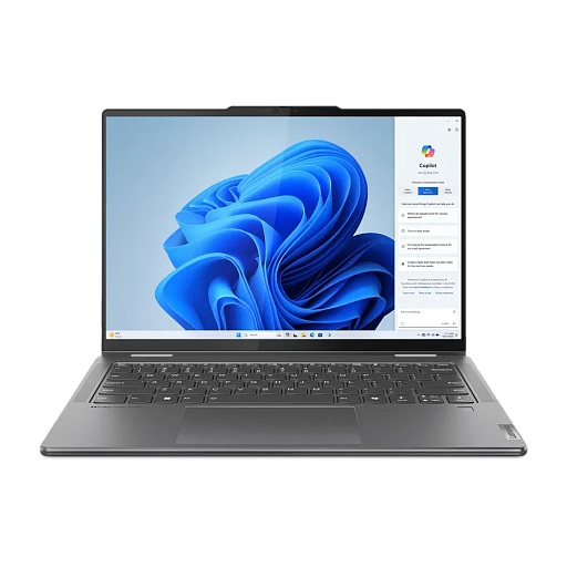 Lenovo Yoga 7 2-in-1 14IML9 14"(1920x1200 OLED)/Touch/Intel Core Ultra 5 125H(1.2Ghz)/16384Mb/512SSDGb/noDVD/Int:Intel Arc graphics/Cam/BT/WiFi/71WHr/war 1y/1.49kg/storm grey/Win11Home + 65W, Pen, RU kbd