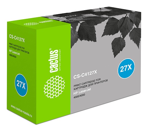 лазерный Cactus 127X черный (10000стр.) для HP LJ 4000/4050