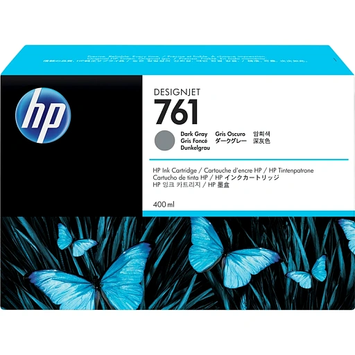 HP 761 400-ml Dark Gray Designjet Ink Cartridge