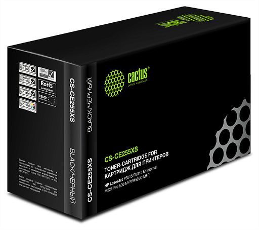 лазерный Cactus 255X черный (12500стр.) для HP LJ P3015