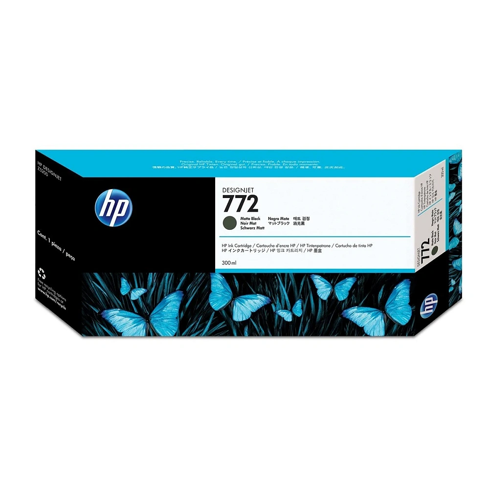 HP 772 300-ml Matte black Designjet Ink Cartridge HP 772 300-ml Matte black Designjet Ink Cartridge