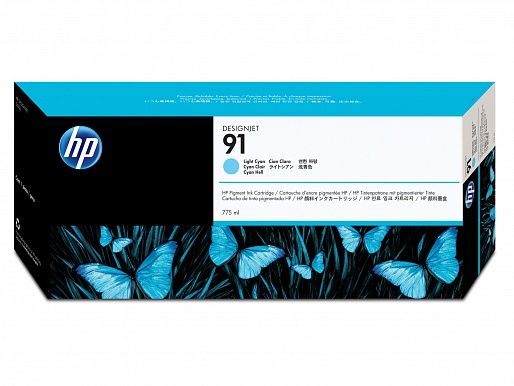 HP 91 Light Cyan (C9470A)