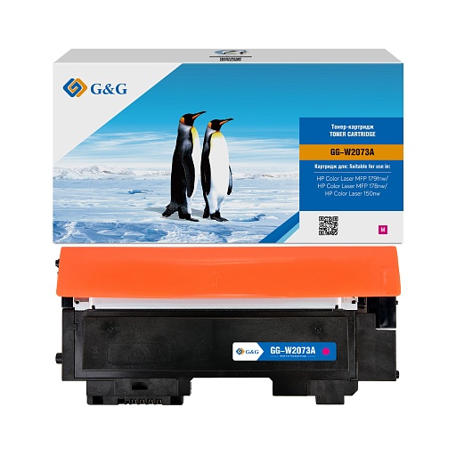 лазерный G&G W2073A пурпурный (700стр.) (есть ограничения по прошивке) для HP Color Laser MFP 179fnw/178nw/150nw