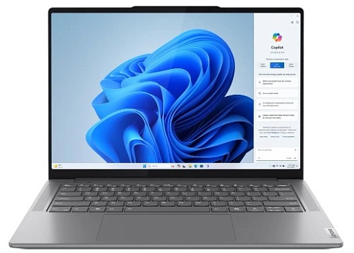 Ноутбук Lenovo Yoga Pro 7 14IMH9 Core Ultra 7 155H 32Gb SSD1Tb NVIDIA GeForce RTX4050 6Gb 14.5" OLED 2.8K (2880x1800) Windows 11 Home grey WiFi BT Cam (83E2004ARU)