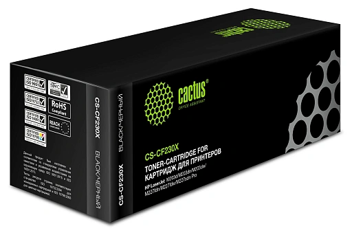 лазерный Cactus 230X CF230X черный (3500стр.) для HP LJ 203/227