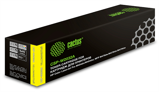 лазерный Cactus 415A желтый (2100стр.) для HP LJ M454/MFP M479