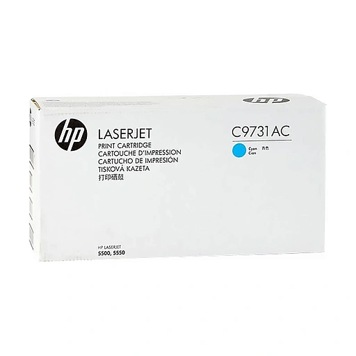 HP 645A Cyan Contract Original LaserJet Toner Cartridge (C9731AC)