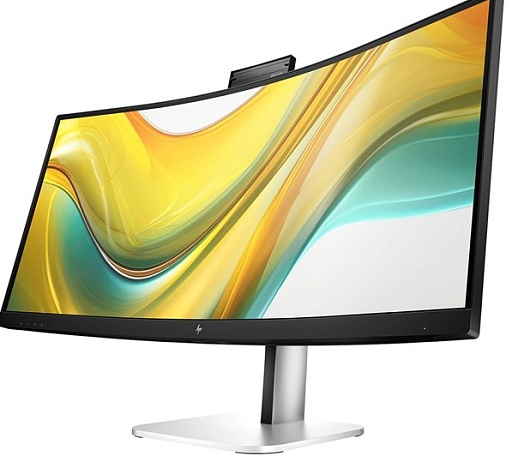 Монитор HP Series 5 Pro 34 inch WQHD USB-C Conferencing Monitor - 534pm 3440 x 1440 WQHD, 21:9, WLED, 400 cd/m2, 4000:1, 5ms, 178°/178°, HDMI, USB-A, USB-C, DP, 100 Hz, Webcam 5M, Tilt, HAS, Swiwel, Vesa