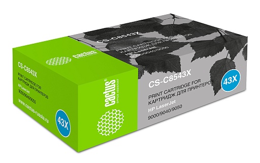 лазерный Cactus С8345X черный (30000стр.) для HP LaserJet 9000/9040/9050