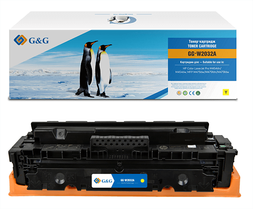 лазерный G&G 415A желтый (2100стр.) для HP LJ M454/MFP M479