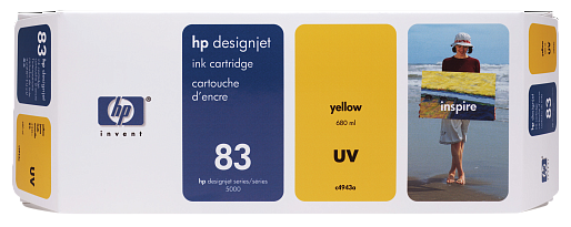 HP 83 Yellow UV 680 ml (C4943A)