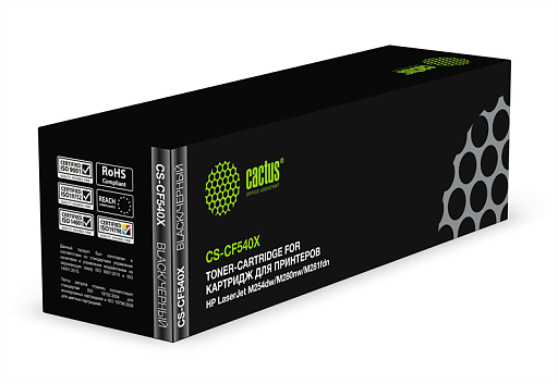 лазерный Cactus 540X черный (3200стр.) для HP LJ M254dw/M280nw/M281fdn