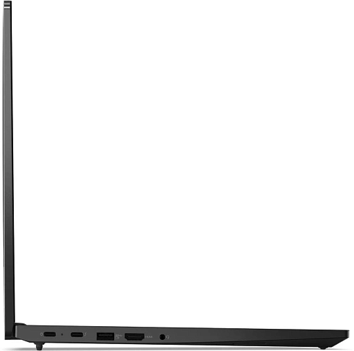 Lenovo ThinkPad E16 G1 Ryzen 7 7730U 16Gb SSD512Gb AMD Radeon Graphics 16" IPS WUXGA (1920x1200) без ОС black WiFi BT Cam
