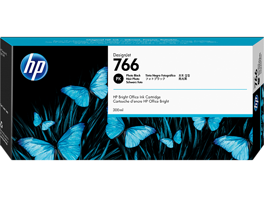 HP 766 Matte Black 300 ml (P2V92A)
