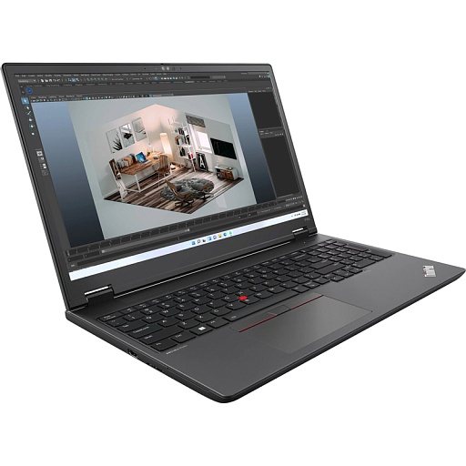 Lenovo ThinkPad P16v G2 16" WUXGA (1920 x 1200) IPS, Intel Core Ultra 7 155H, Intel Arc Graphics, 16GB DDR5, 512GB PCIe M.2 SSD, Wi-Fi 6, Wired Ethernet, 1080P FHD RGB Cam, 90Wh, Backlit Keys, Win 11 Pro, Black ( EN_kbd , 3pin cable)
