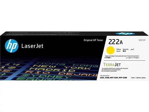 HP 222A желтый (1200 стр.) для HP LJ Pro 3203dw/3303fdn/3303sdw