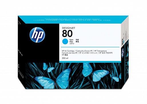 HP 80 Cyan 350 ml 