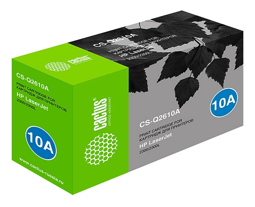 лазерный Cactus Q2610A черный (6000стр.) для HP LJ 2300/2300L