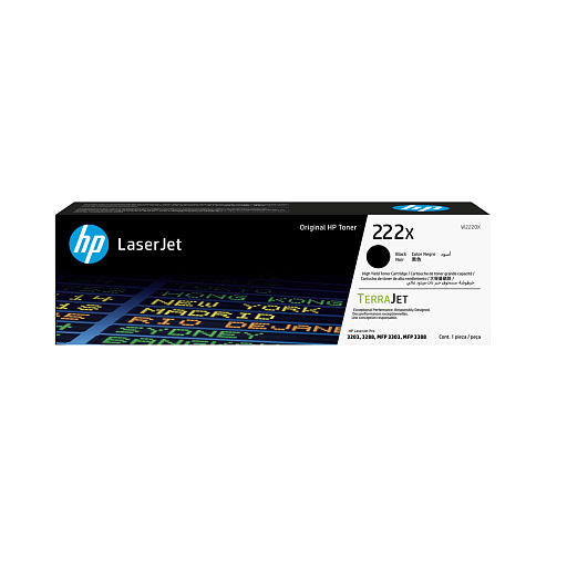 Тонер-картридж HP 222X High Yield Black Original LaserJet Toner Cartridge W2220X