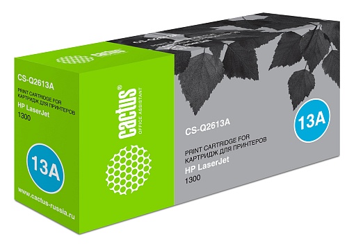 лазерный Cactus Q2613A черный (2500стр.) для HP LJ 1300