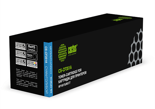 лазерный Cactus 351A голубой (1000стр.) для HP M176/M177