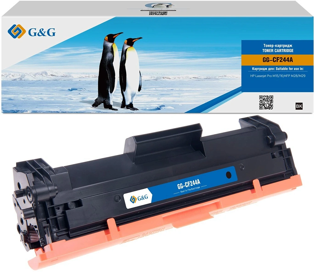 лазерный G&G 44A черный (1000 стр.) для HP LaserJet Pro M15/16;MFP M28/M29 лазерный G&G 44A черный (1000 стр.) для HP LaserJet Pro M15/16;MFP M28/M29