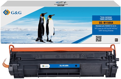 Картридж Cartridge G&G 150A для HP LJ M111/M141, с чипом  (975 стр.) (незначительное повреждение коробки)