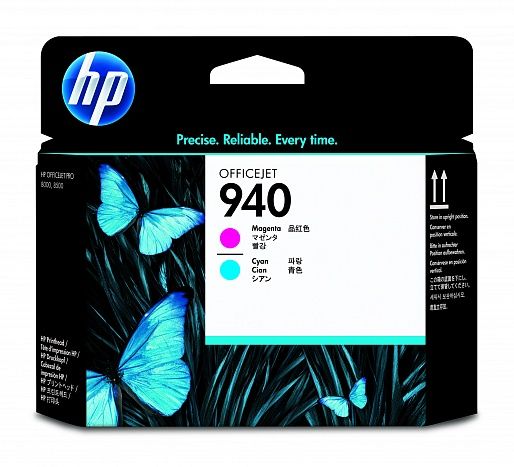 HP 940 Magenta and Cyan Printhead