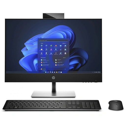 HP ProOne 440 G9 23.8" Full HD Touch i5 13500T (1.2) 16Gb SSD512Gb UHDG 770 CR Windows 11 Professional 64 GbitEth WiFi BT 120W клавиатура мышь Cam черный/серебристый 1920x1080