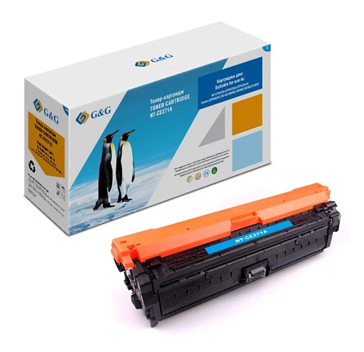 лазерный G&G GG-CE271A голубой (15000стр.) для HP LJ Ent CP5525