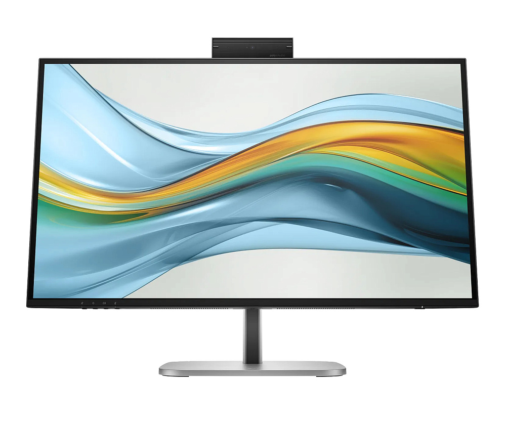 Монитор HP Series 5 Pro 27 inch QHD USB-C Conferencing Monitor - 527pm 27" Monitor 2560x1440 QHD, 16:9, IPS, 400 cd/m2,5 ms, 178°/178°, HDMI, USB-A, USB-C, DP, 100 Hz, Webcam, Tilt, HAS, Swiwel, Vesa
