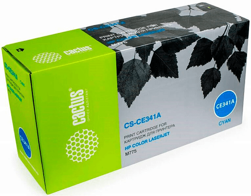 лазерный Cactus CS-CE341A CE341A голубой (16000 стр.) для HP CLJ M775